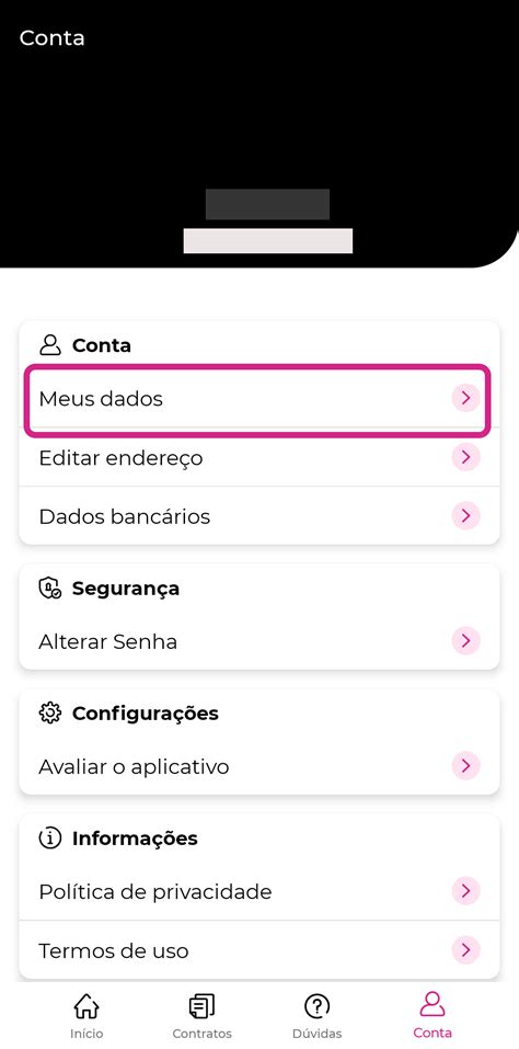 Alterar dados .